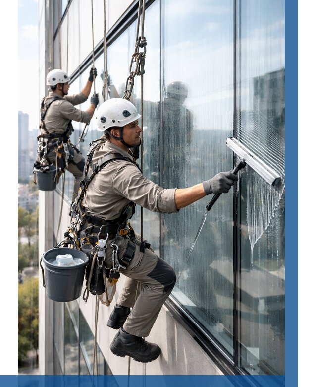 Мойка окон альпинистами в Ртищеве от 4597 р. | ВЫСОТНИК-Ртщ