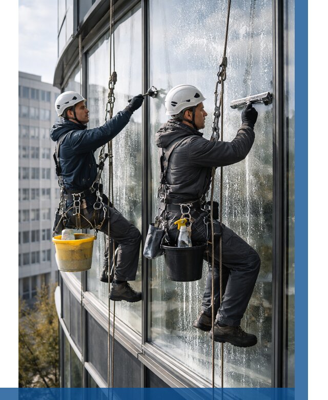 Мойка панорамных окон в Ртищеве от 358 р. заказать у ВЫСОТНИК-Ртщ