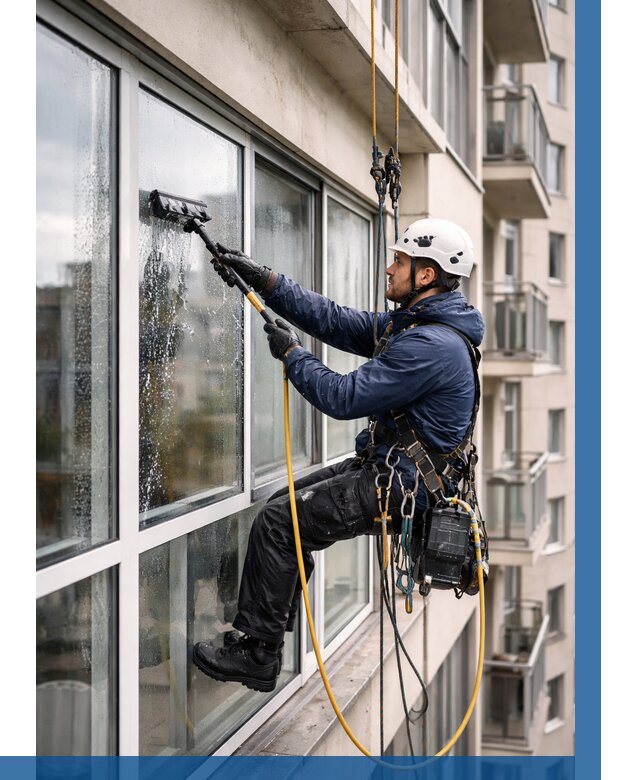 Мойка балконного остекления в Ртищеве от 3575 р. | ВЫСОТНИК-Ртщ