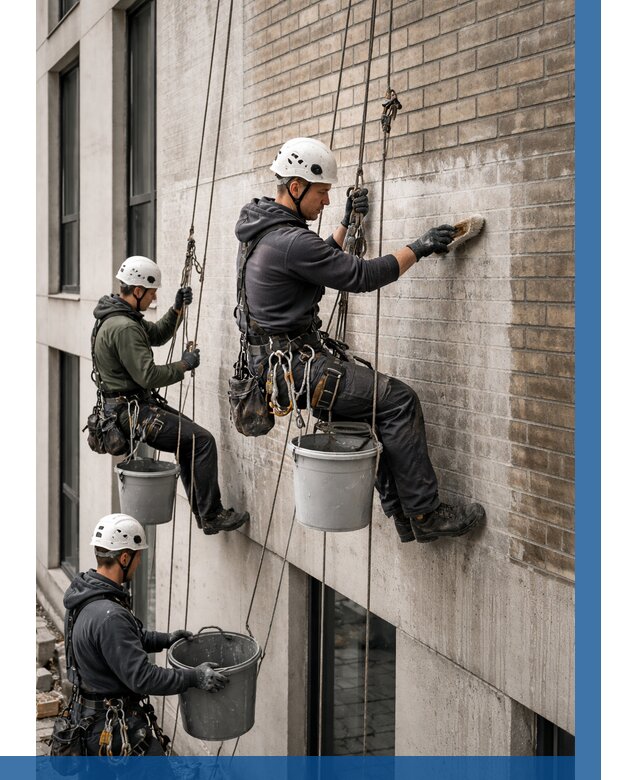 Удаление высолов с фасада в Ртищеве от 255 р. | ВЫСОТНИК-Ртщ