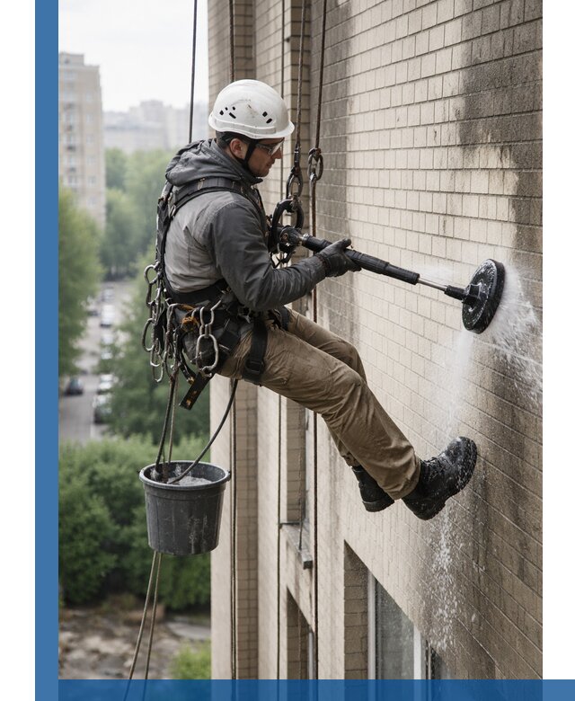 Очистка фасада от копоти в Ртищеве профессионально и безопасно