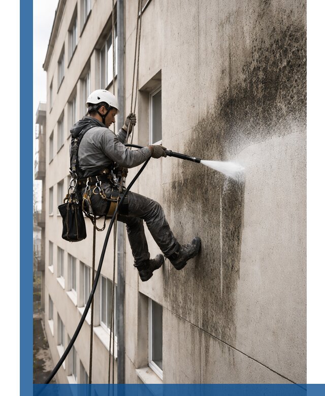 Профессиональная очистка фасадов от плесени в Ртищеве