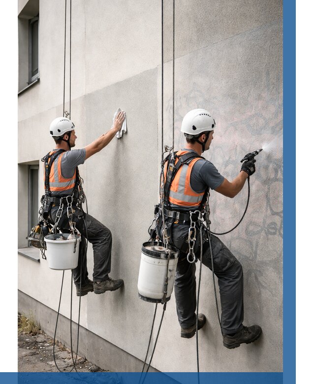 Антиграффити покрытие фасада в Ртищеве от 613 р. | ВЫСОТНИК-Ртщ