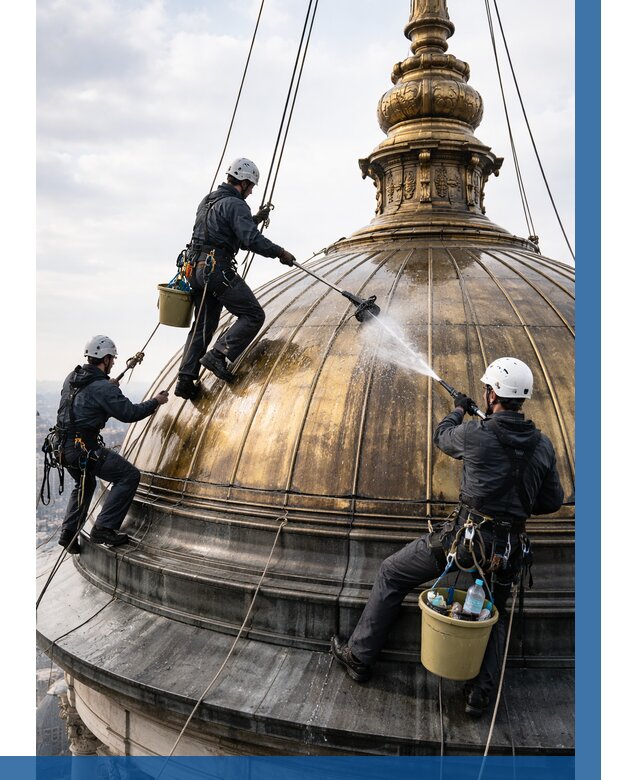Мойка куполов и шпилей в Ртищеве от 8172 р. - заказать | ВЫСОТНИК-Ртщ