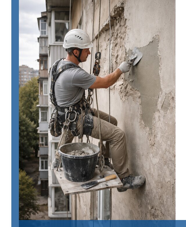 Восстановление фасадной штукатурки в Ртищеве с гарантией качества