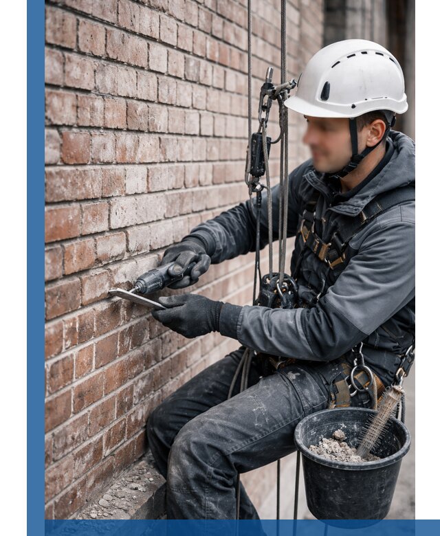 Расшивка кирпичных швов фасадов и стен, ремонт в Ртищеве