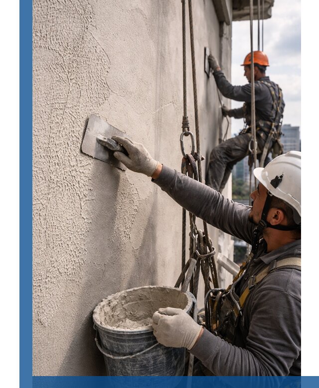 Декоративная штукатурка фасада с утеплением и защитой в Ртищеве