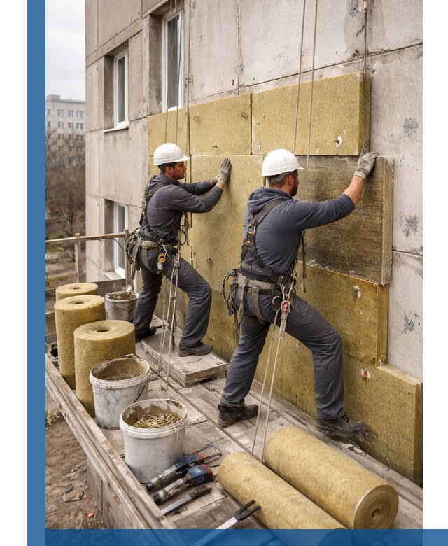 Утепление фасада минватой в Ртищеве под ключ с гарантией