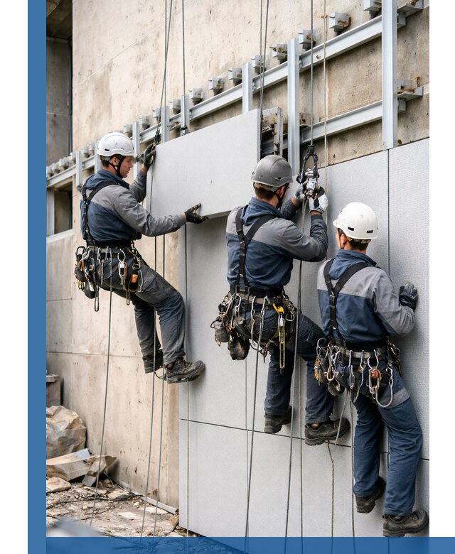 Монтаж вентилируемого фасада в Ртищеве под ключ с гарантией качества