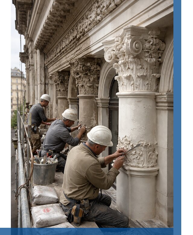 Реставрация фасадной лепнины в Ртищеве от 2554 р. | ВЫСОТНИК-Ртщ