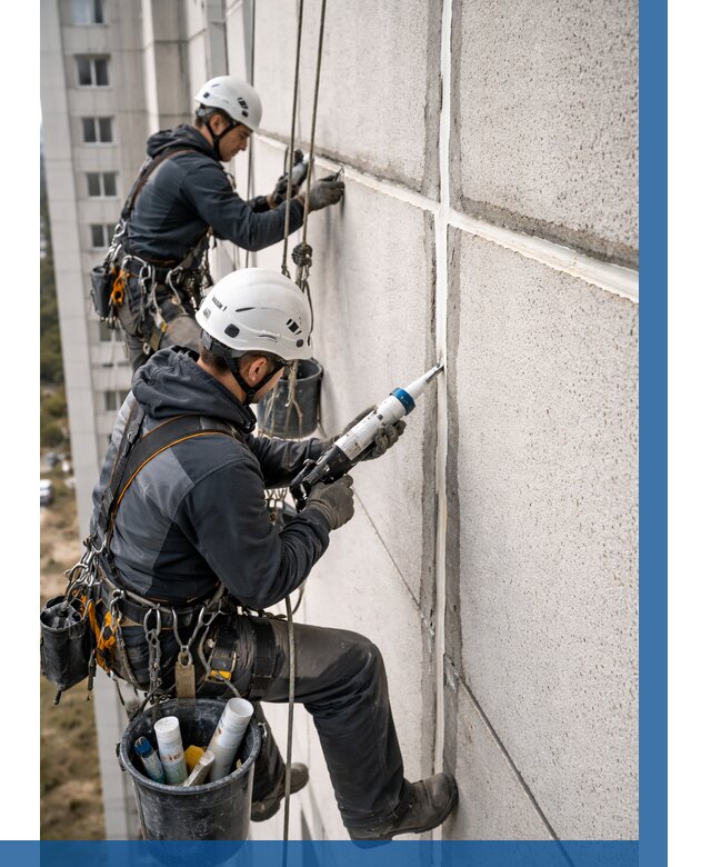 Герметизация межпанельных швов в Ртищеве от 715 р. | ВЫСОТНИК-Ртщ
