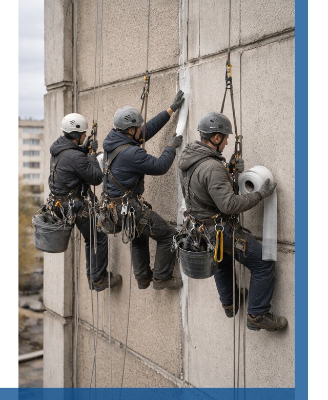 Ремонт межпанельных швов в Ртищеве от 766 р. | ВЫСОТНИК-Ртщ