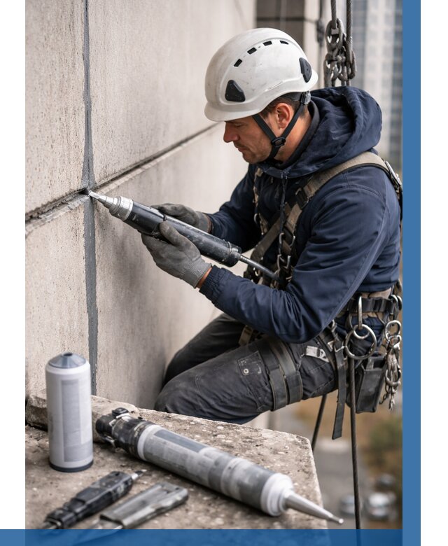 Вторичная герметизация швов в Ртищеве от 460 р. | ВЫСОТНИК-Ртщ