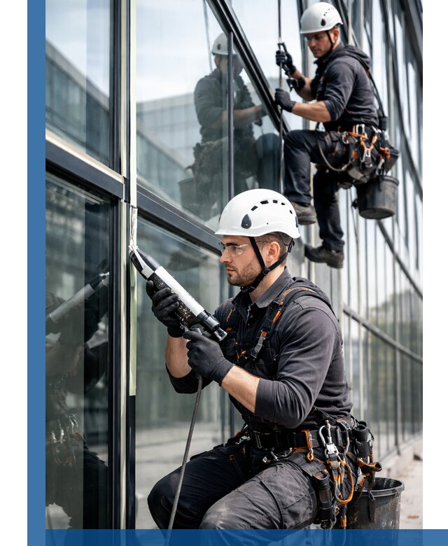 Герметизация витражных швов в Ртищеве для зданий и фасадов