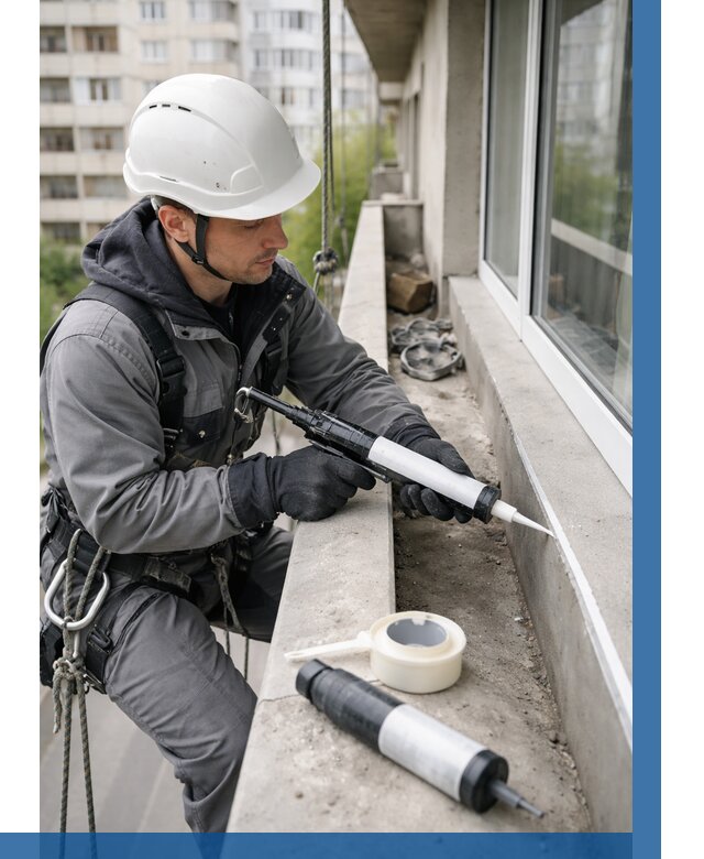 Герметизация швов лоджии в Ртищеве от 4597 р. | ВЫСОТНИК-Ртщ