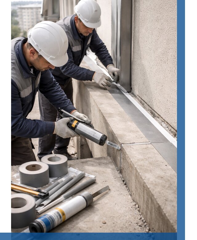 Герметизация примыкания балкона в Ртищеве от 4597 р. | ВЫСОТНИК-Ртщ