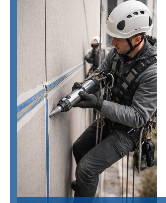 Герметизация стыков фасадных панелей в Ртищеве качественно и быстро