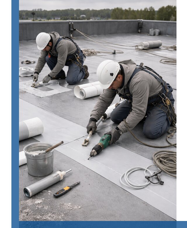 Ремонт мембранной кровли в Ртищеве качественно и с гарантией