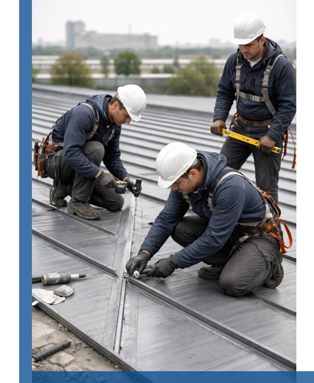 Ремонт фальцевой кровли в Ртищеве срочно и качественно