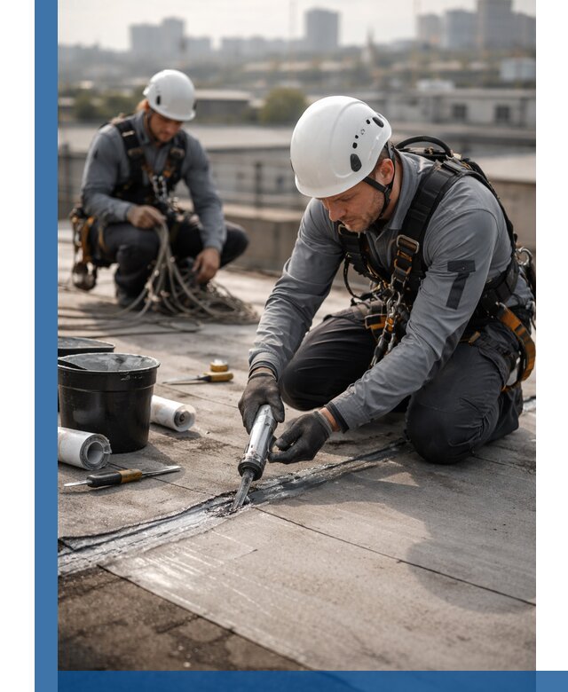 Аварийное и капитальное устранение протечек кровли в Ртищеве