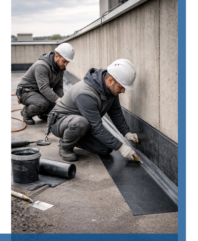 Гидроизоляция примыканий на кровле в Ртищеве от 919 р. | ВЫСОТНИК-Ртщ