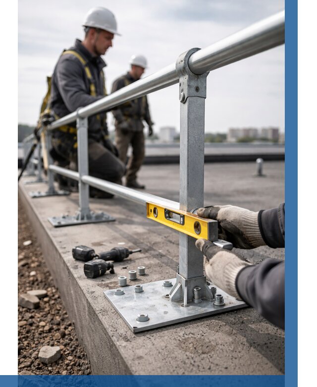 Монтаж кровельного ограждения в Ртищеве от 1226 р. | ВЫСОТНИК-Ртщ