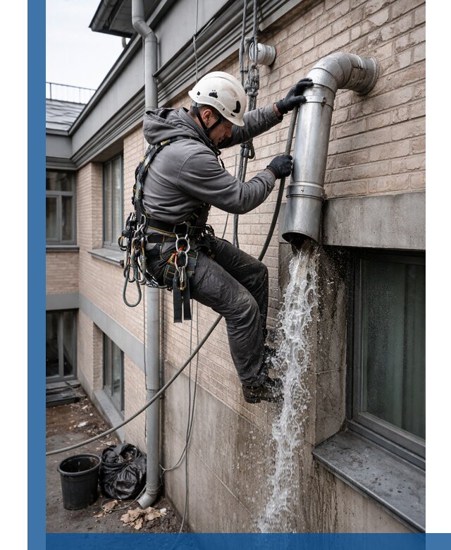 Профессиональная прочистка водосточных труб в Ртищеве с гарантией