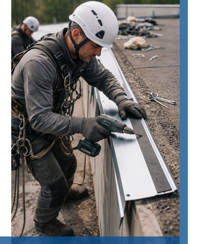 Монтаж капельника на кровле в Ртищеве от 306 р. | ВЫСОТНИК-Ртщ