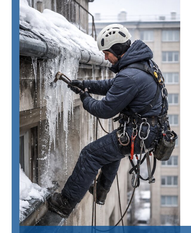 Удаление наледи и чистка водостоков в Ртищеве оперативно и безопасно