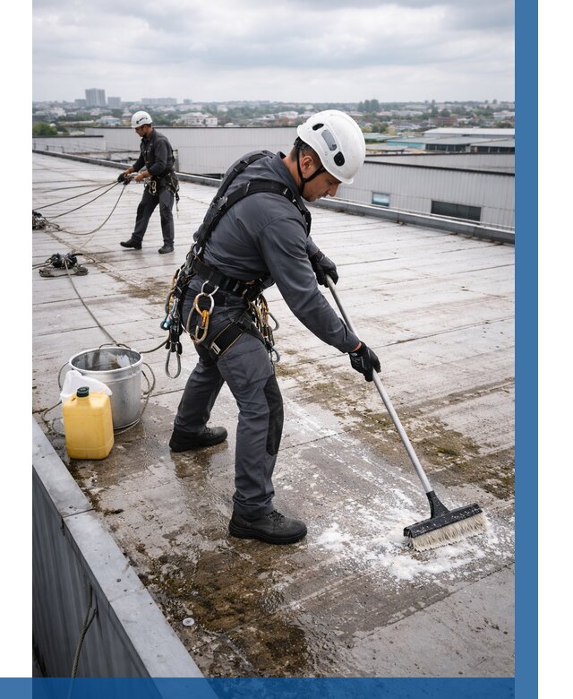 Очистка крыши по графику в Ртищеве от 7661 р. | ВЫСОТНИК-Ртщ