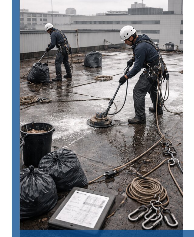 Плановая очистка кровли по графику в Ртищеве для безопасности