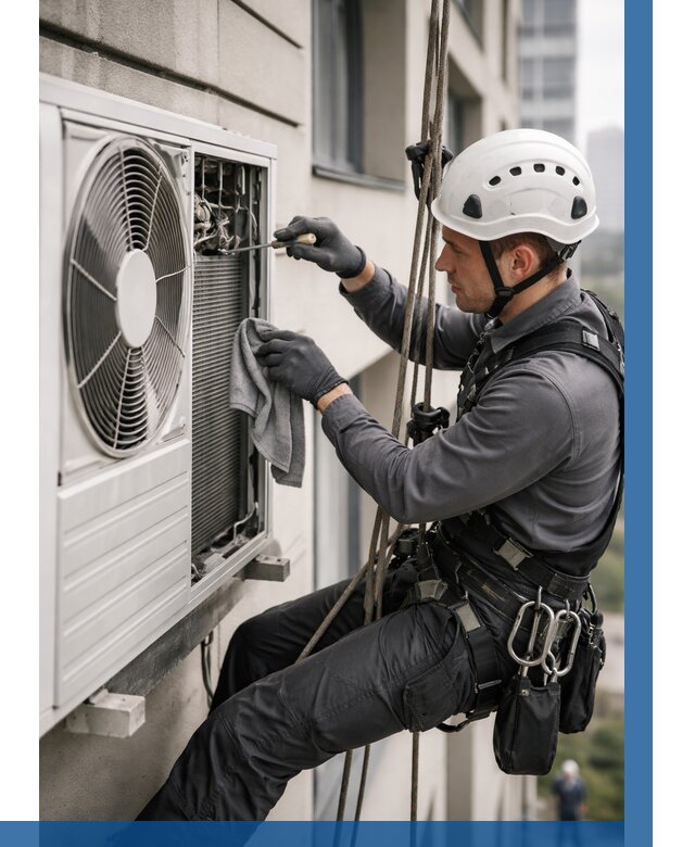 Обслуживание внешнего блока кондиционера в Ртищеве от 2758 р.ВЫСОТНИК-Ртщ