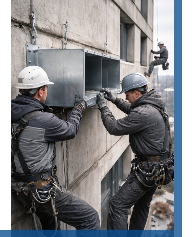 Монтаж вентиляционных коробов в Ртищеве от 3065 р. | ВЫСОТНИК-Ртщ