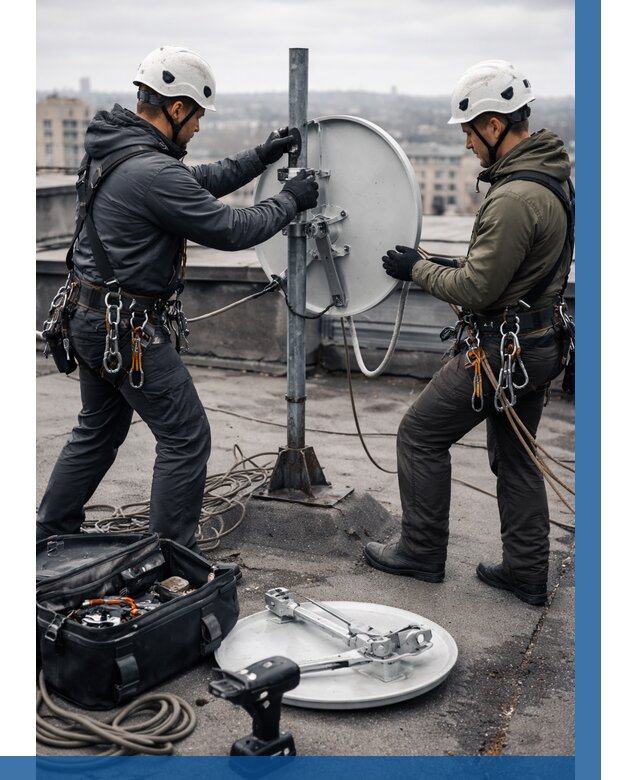 Демонтаж антенн на крыше в Ртищеве от 4597 р. | ВЫСОТНИК-Ртщ