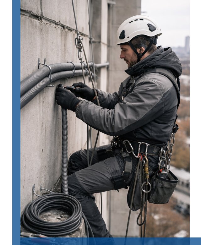 Профессиональный монтаж гофры для кабеля в Ртищеве с гарантией