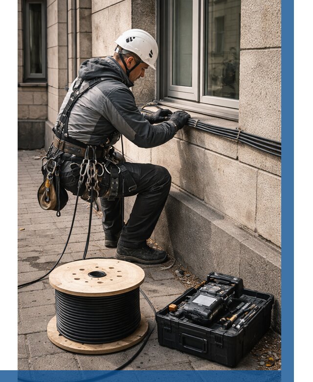 Прокладка оптоволоконного кабеля в Ртищеве от 817 р. | ВЫСОТНИК-Ртщ