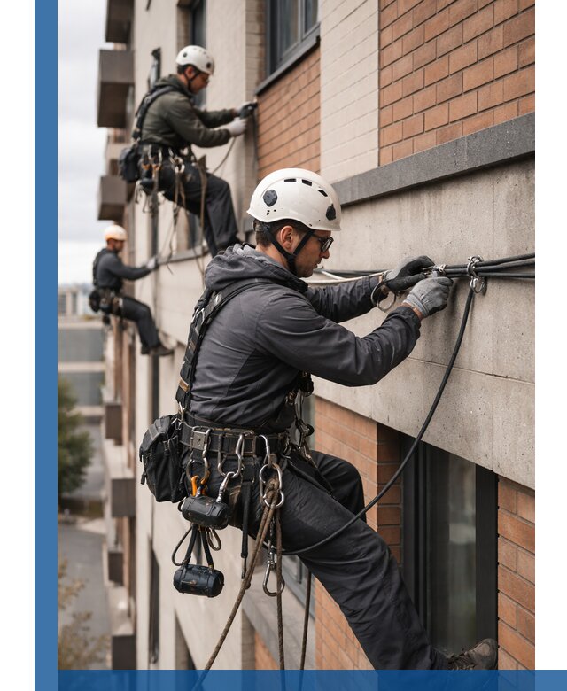 Крепление кабеля на фасаде монтаж и крепеж в Ртищеве