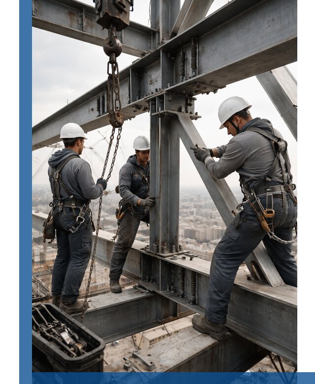 Профессиональный монтаж металлоконструкций на высоте в Ртищеве