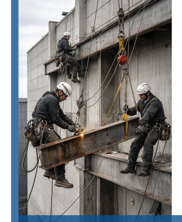 Демонтаж металлоконструкций на высоте в Ртищеве под ключ