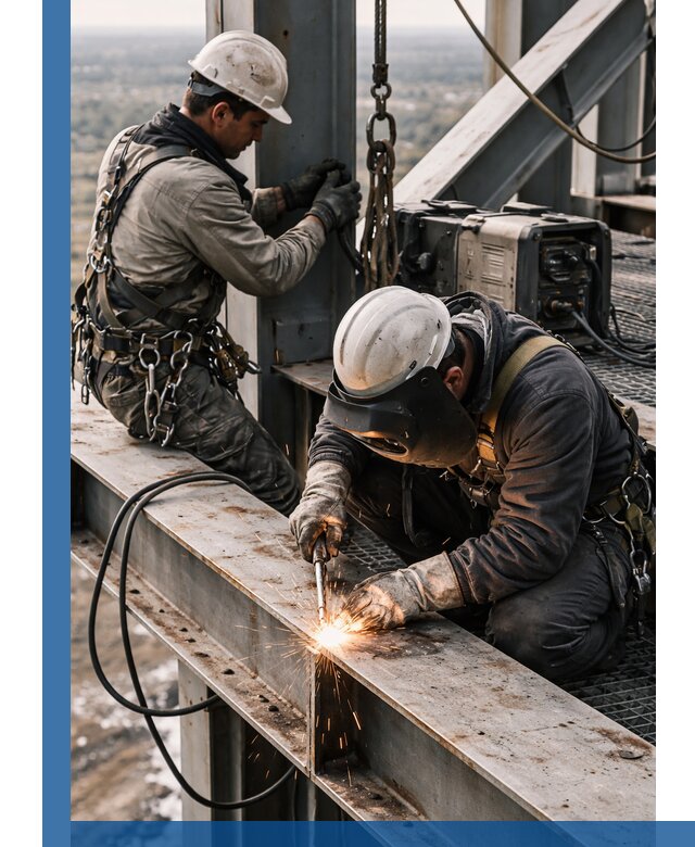 Высотные сварочные работы в Ртищеве для промышленных объектов