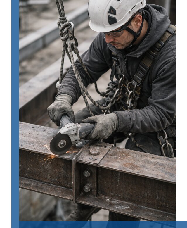 Резка металла на высоте в Ртищеве для зданий и конструкций