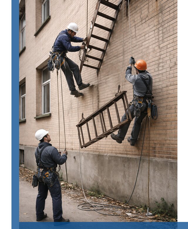 Демонтаж пожарной лестницы в Ртищеве быстро и безопасно