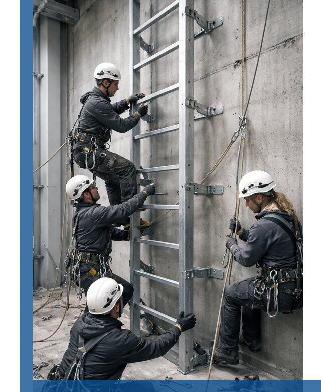 Монтаж металлических лестниц в Ртищеве под ключ со гарантией