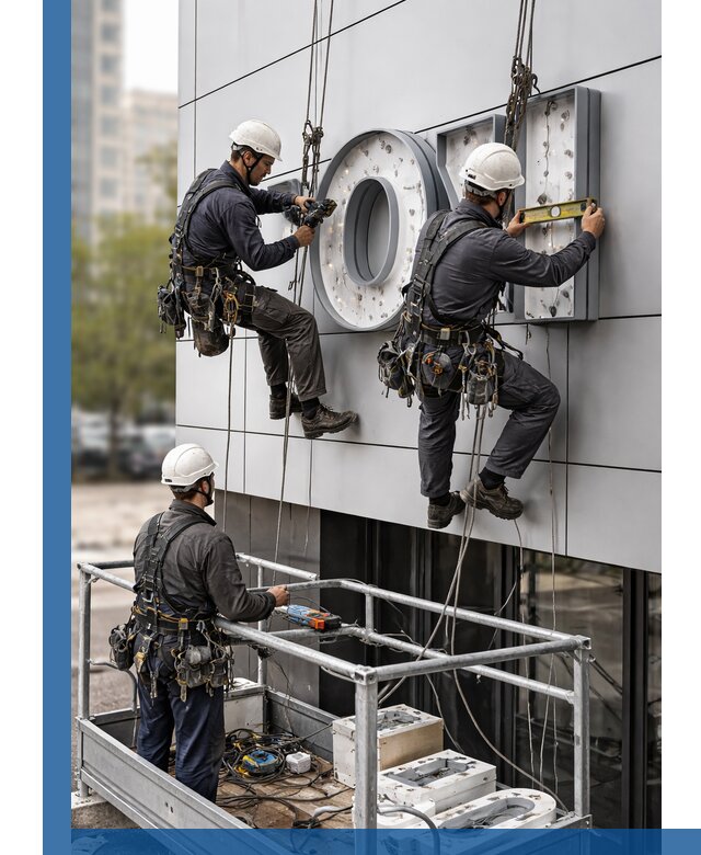 Профессиональный монтаж световых букв в Ртищеве под ключ