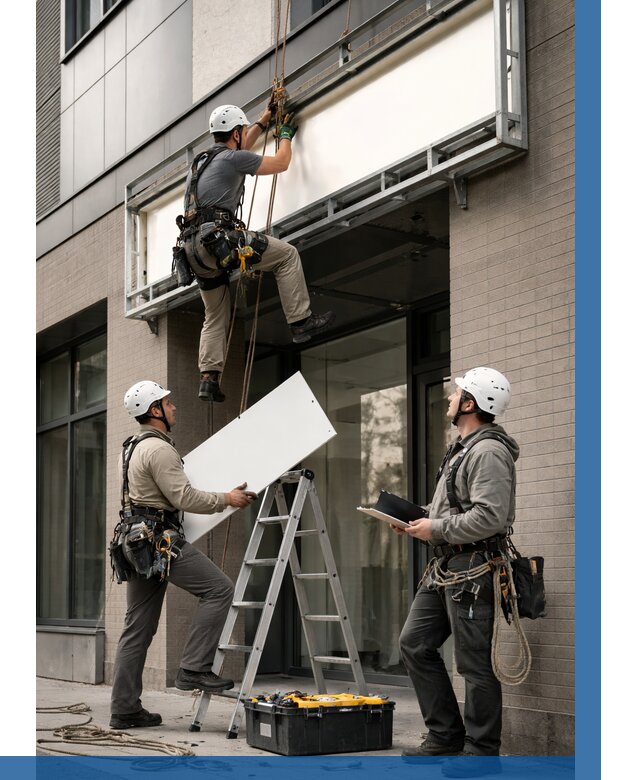 Монтаж светового короба в Ртищеве от 6640 р. | ВЫСОТНИК-Ртщ