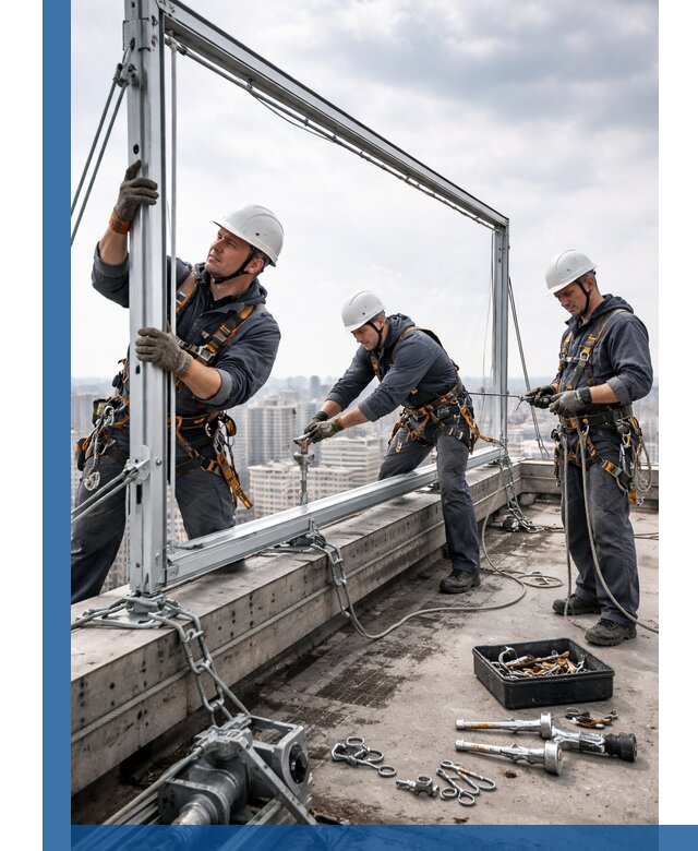 Монтаж крышных рекламных конструкций под ключ в Ртищеве