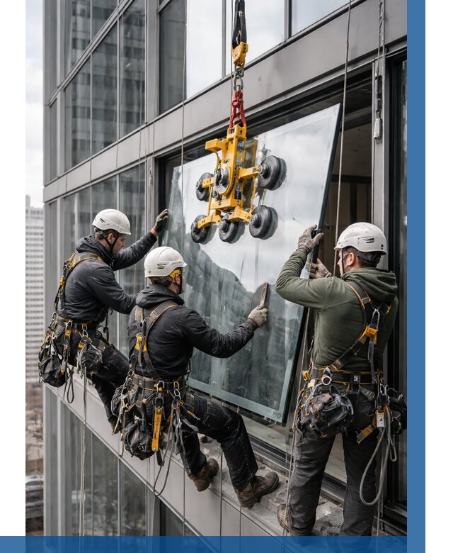 Фасадное остекление зданий под ключ в Ртищеве от 10215 р. | ВЫСОТНИК-Ртщ