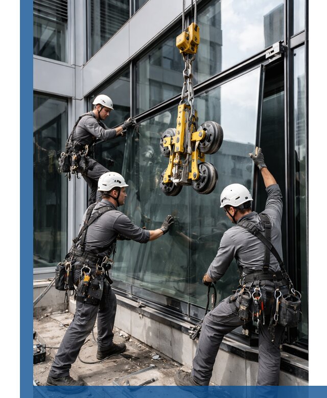 Структурное остекление фасадов в Ртищеве монтаж и обслуживание