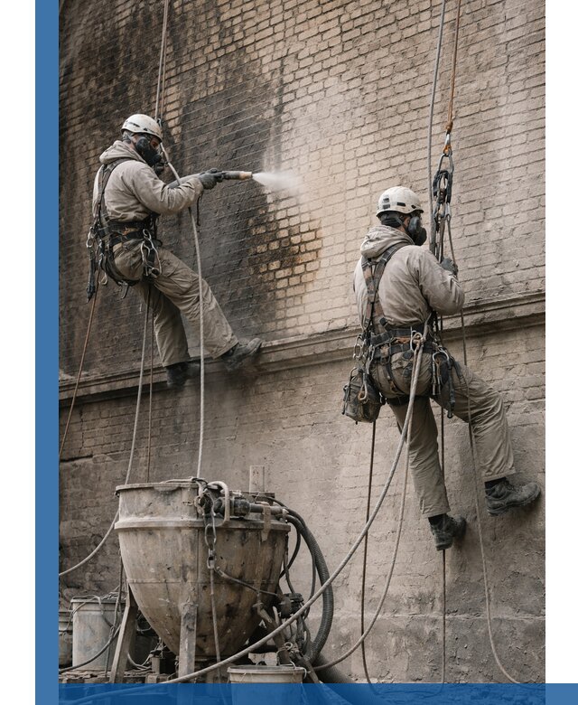 Пескоструйная очистка фасадов в Ртищеве профессионально