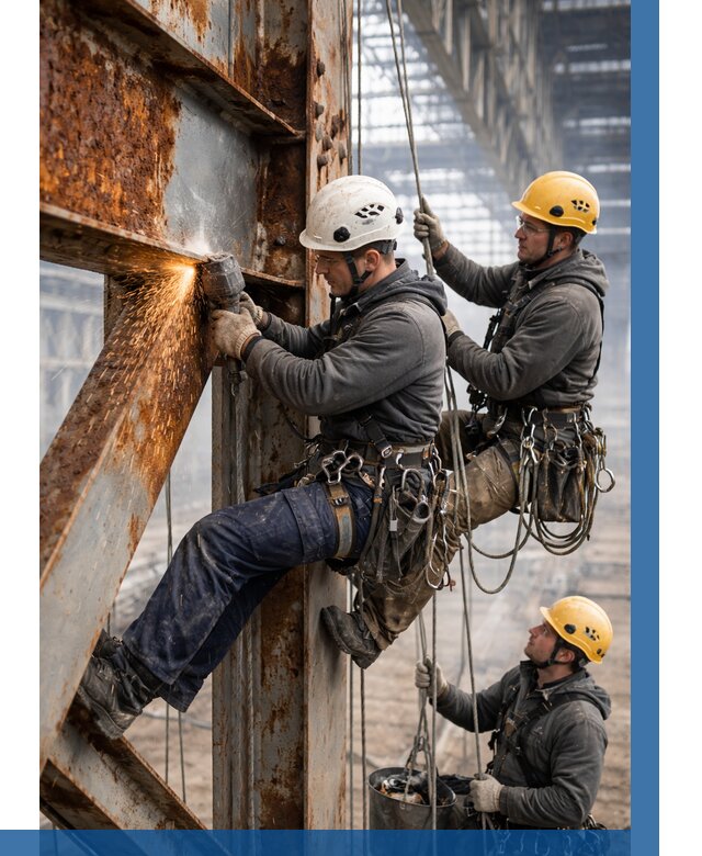 Зачистка металла от ржавчины в Ртищеве от 358 р. | ВЫСОТНИК-Ртщ